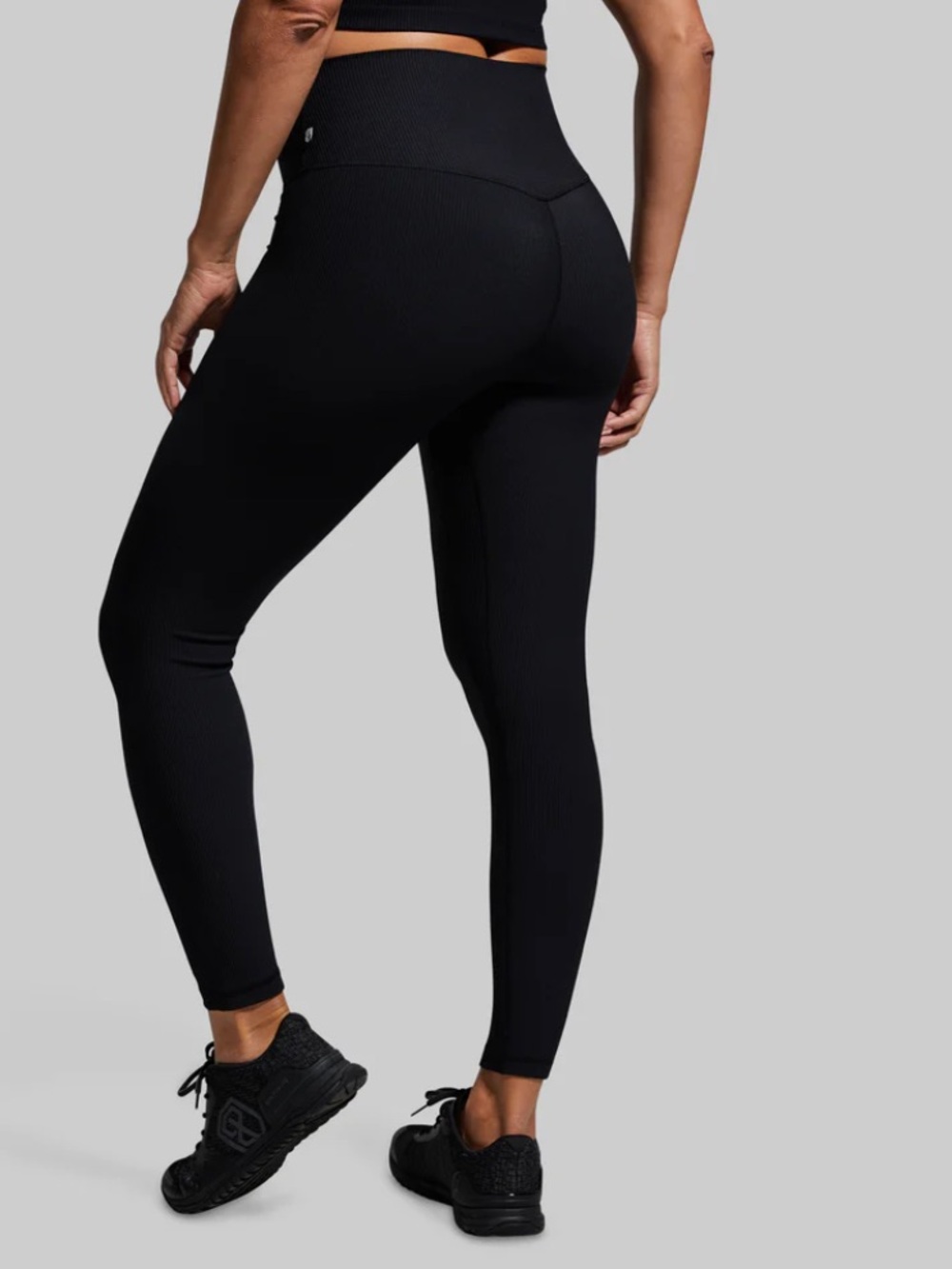 Born Primitive limitless  Black Ribbed Seamless Leggings High Waist Size M